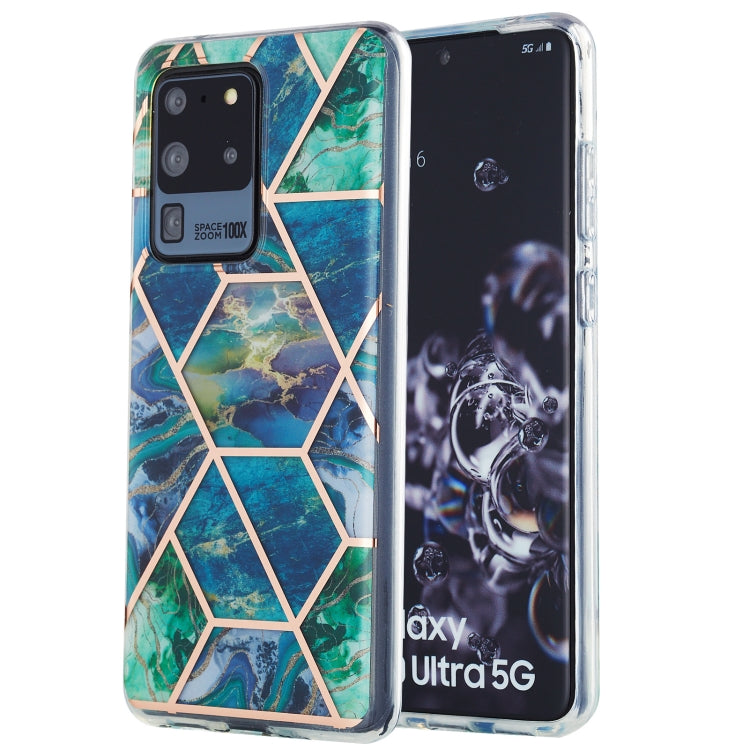 Custodia protettiva in TPU effetto marmo per Samsung Galaxy S20+
