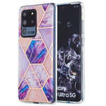 Custodia protettiva in TPU effetto marmo per Samsung Galaxy S20+