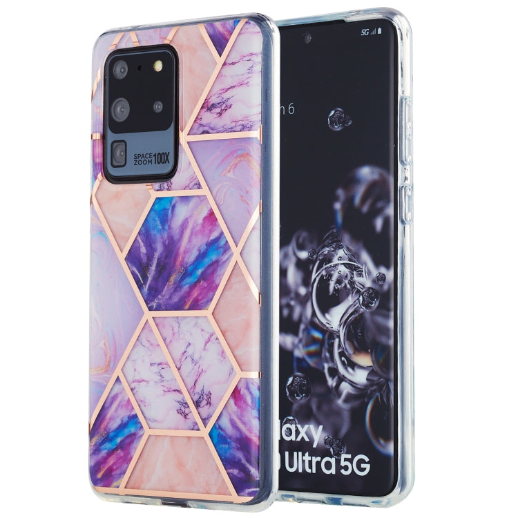 Custodia protettiva in TPU effetto marmo per Samsung Galaxy S20+