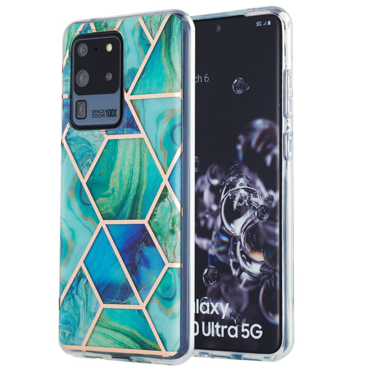 Custodia protettiva in TPU effetto marmo per Samsung Galaxy S20+