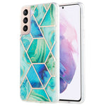Custodia protettiva in TPU con motivo marmo per Samsung Galaxy S2