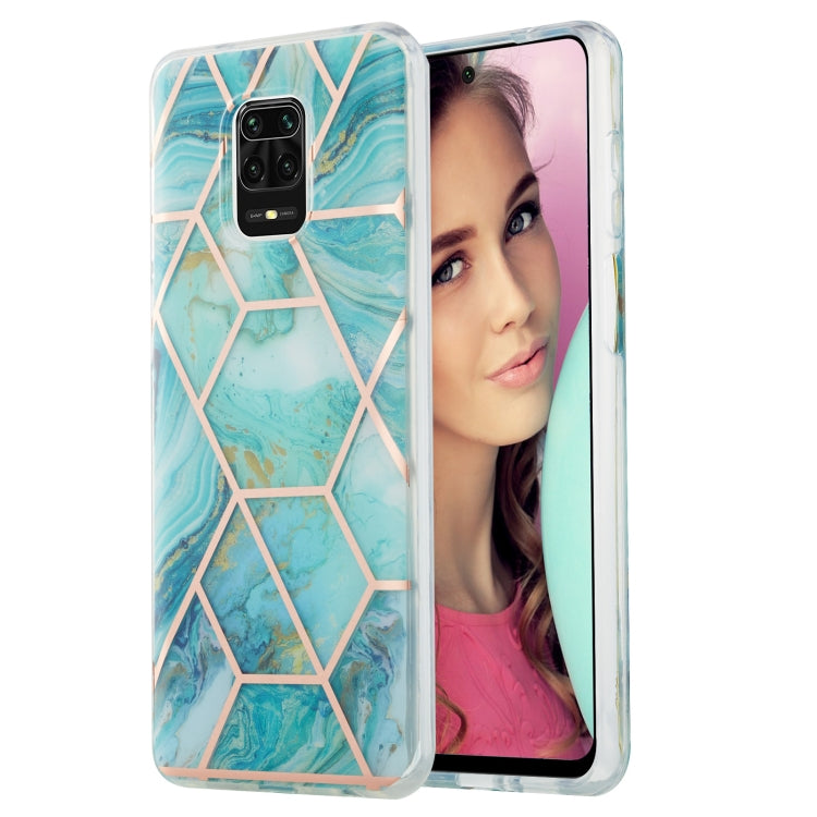 Custodia protettiva in TPU con motivo in marmo galvanico 3D, For Xiaomi Redmi Note 9S / 9 Pro / 9 Pro Max, For Samsung Galaxy A42 5G, For Samsung Galaxy A51 5G, For Samsung Galaxy A71 5G