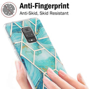 Custodia protettiva in TPU con motivo in marmo galvanico 3D, For Xiaomi Redmi Note 9S / 9 Pro / 9 Pro Max, For Samsung Galaxy A42 5G, For Samsung Galaxy A51 5G, For Samsung Galaxy A71 5G