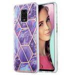 Custodia TPU con motivo marmo per smartphone compatibili