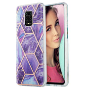 Custodia protettiva in TPU con motivo in marmo galvanico 3D, For Xiaomi Redmi Note 9S / 9 Pro / 9 Pro Max, For Samsung Galaxy A42 5G, For Samsung Galaxy A51 5G, For Samsung Galaxy A71 5G