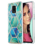 Custodia TPU con motivo marmo per smartphone compatibili