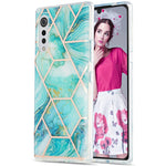 Custodia protettiva in TPU con motivo marmo per Samsung Galaxy S2