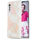 Custodia protettiva in TPU con motivo marmo per Samsung Galaxy S2