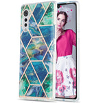 Custodia protettiva in TPU con motivo marmo per Samsung Galaxy S2