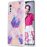 Custodia protettiva in TPU con motivo marmo per Samsung Galaxy S2
