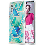 Custodia protettiva in TPU con motivo marmo per Samsung Galaxy S2