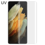 Pellicola vetro temperato curva UV per Samsung Galaxy S21 Ultra
