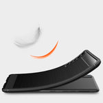 Custodia in TPU in fibra di carbonio con trama spazzolata, For LG Stylo 7 4G, For LG Stylo 7 5G, For Motorola Moto G Power (2021)