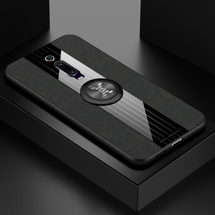 Custodia protettiva in TPU antiurto con tessuto per cuciture XINLI con supporto per anello, For Xiaomi Mi 9T / Redmi K20, For Xiaomi Redmi Note 7, For Xiaomi Redmi 5 Plus, For Xiaomi Redmi Note 8