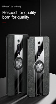 Custodia protettiva in TPU antiurto con tessuto per cuciture XINLI con supporto per anello, For Xiaomi Mi 9T / Redmi K20, For Xiaomi Redmi Note 7, For Xiaomi Redmi 5 Plus, For Xiaomi Redmi Note 8