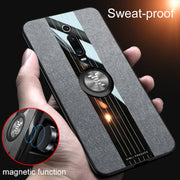 Custodia protettiva in TPU antiurto con tessuto per cuciture XINLI con supporto per anello, For Xiaomi Mi 9T / Redmi K20, For Xiaomi Redmi Note 7, For Xiaomi Redmi 5 Plus, For Xiaomi Redmi Note 8