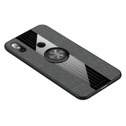 Custodia protettiva in TPU antiurto con tessuto per cuciture XINLI con supporto per anello, For Xiaomi Mi Max 3, For Xiaomi Mi CC9, For Xiaomi Mi CC9e, For Xiaomi Mi 8 Lite