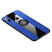 Custodia protettiva in TPU antiurto con tessuto per cuciture XINLI con supporto per anello, For Xiaomi Mi Max 3, For Xiaomi Mi CC9, For Xiaomi Mi CC9e, For Xiaomi Mi 8 Lite
