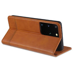 Custodia portafoglio in pelle per Samsung Galaxy S21 5G