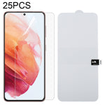 25 PCS Full Screen Protector Pellicola idrogel frontale antideflagrante, For Samsung Galaxy S20 FE 5G (25 PCS), For Samsung Galaxy S21 5G (25 PCS), For Samsung Galaxy S21+ 5G (25 PCS), For Samsung Galaxy S21 Ultra 5G (25 PCS)                           ...
