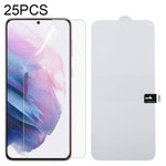 25 PCS Full Screen Protector Pellicola idrogel frontale antideflagrante, For Samsung Galaxy S20 FE 5G (25 PCS), For Samsung Galaxy S21 5G (25 PCS), For Samsung Galaxy S21+ 5G (25 PCS), For Samsung Galaxy S21 Ultra 5G (25 PCS)                           ...