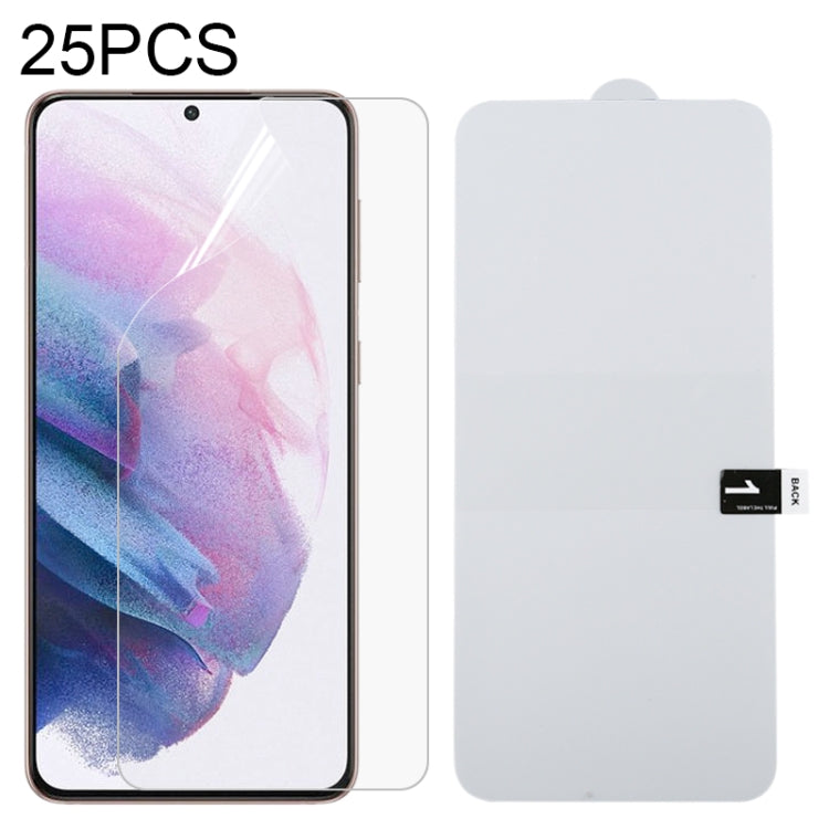 25 PCS Full Screen Protector Pellicola idrogel frontale antideflagrante, For Samsung Galaxy S20 FE 5G (25 PCS), For Samsung Galaxy S21 5G (25 PCS), For Samsung Galaxy S21+ 5G (25 PCS), For Samsung Galaxy S21 Ultra 5G (25 PCS)                           ...