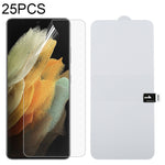 25 PCS Full Screen Protector Pellicola idrogel frontale antideflagrante, For Samsung Galaxy S20 FE 5G (25 PCS), For Samsung Galaxy S21 5G (25 PCS), For Samsung Galaxy S21+ 5G (25 PCS), For Samsung Galaxy S21 Ultra 5G (25 PCS)                           ...