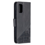 Custodia portafoglio in pelle sintetica per Samsung Galaxy A02s