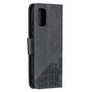 Custodia portafoglio in pelle sintetica per Samsung Galaxy A02s