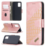 Custodia portafoglio in pelle sintetica per Samsung Galaxy A02s