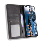 Custodia in pelle a vibrazione orizzontale con struttura retrò Crazy Horse con fibbia magnetica con supporto e slot per schede e cornice per foto, For Infinix Note 8 / X692