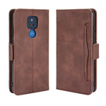 Custodia portafoglio in pelle con slot carte per Motorola Moto G