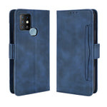 Custodia portafoglio in pelle con slot carte per smartphone compa