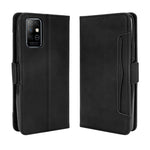 Custodia portafoglio in pelle con slot carte per smartphone compa