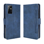 Custodia portafoglio in pelle con slot carte per smartphone compa