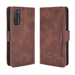 Custodia portafoglio in pelle con slot carte per smartphone compa