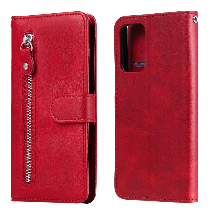 Custodia portafoglio in pelle con cerniera per Samsung Galaxy A72