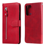 Custodia portafoglio in pelle con cerniera per Samsung Galaxy A72