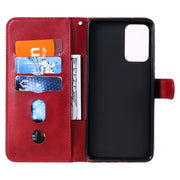Custodia portafoglio in pelle con cerniera per Samsung Galaxy A72