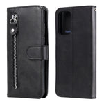 Custodia portafoglio in pelle con cerniera per Samsung Galaxy A72