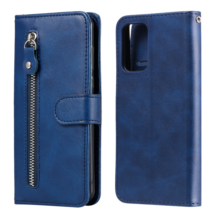 Custodia portafoglio in pelle con cerniera per Samsung Galaxy A72
