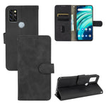 Tinta unita Skin Feel Fibbia magnetica Flip orizzontale Custodia in pelle PU con struttura in vitello con supporto e slot per schede e portafoglio, For UMIDIGI A9 Pro
