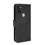 Tinta unita Skin Feel Fibbia magnetica Flip orizzontale Custodia in pelle PU con struttura in vitello con supporto e slot per schede e portafoglio, For UMIDIGI A9 Pro