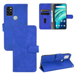 Tinta unita Skin Feel Fibbia magnetica Flip orizzontale Custodia in pelle PU con struttura in vitello con supporto e slot per schede e portafoglio, For UMIDIGI A9 Pro