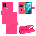 Tinta unita Skin Feel Fibbia magnetica Flip orizzontale Custodia in pelle PU con struttura in vitello con supporto e slot per schede e portafoglio, For UMIDIGI A9 Pro