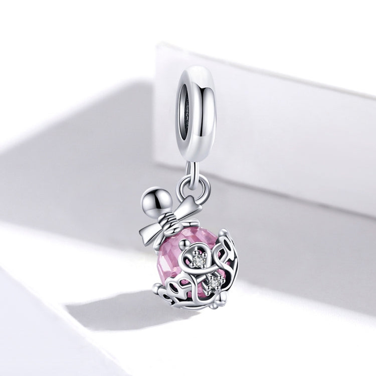 Accessori per collana braccialetto fai-da-te con ciondolo bottiglia di profumo in argento sterling S925, Perfume Bottle