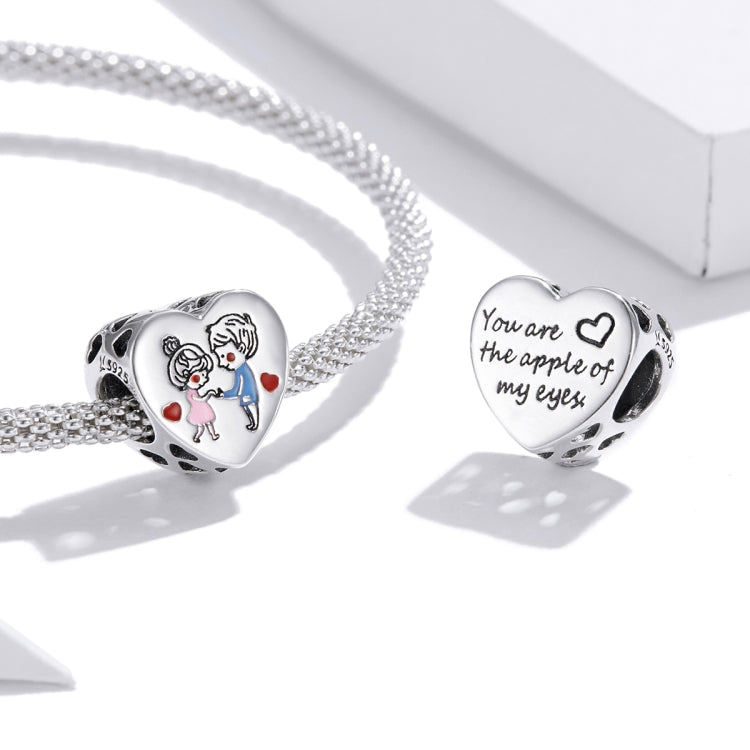 Accessori per collana braccialetto fai-da-te con perline d'amore teneri in argento sterling S925, Tender Love