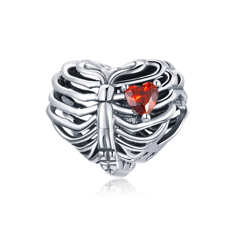 Accessori per collana braccialetto fai-da-te con perline a cuore pulsante in argento sterling S925, Beating Heart