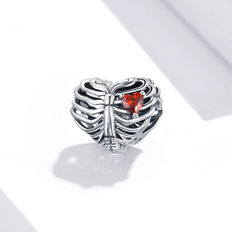 Accessori per collana braccialetto fai-da-te con perline a cuore pulsante in argento sterling S925, Beating Heart