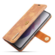 Custodia portafoglio in pelle con supporto per Samsung Galaxy S21